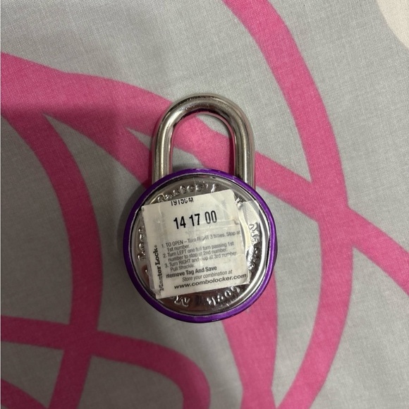 Master Lock Purple Combination Lock - Picture 2 of 4